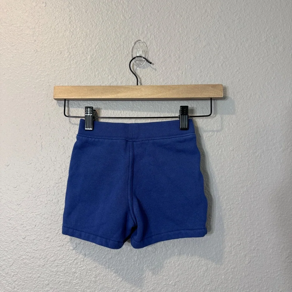 Ralph Lauren Boy's Size 18M Blue Fleece Pockets Sweat Shorts